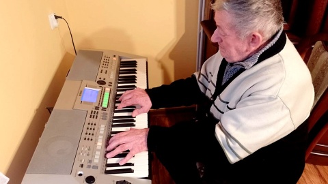 Były organista Pan Jan, mieszkaniec Łobdowa. Fot. Michał Zaręba/PR PiK