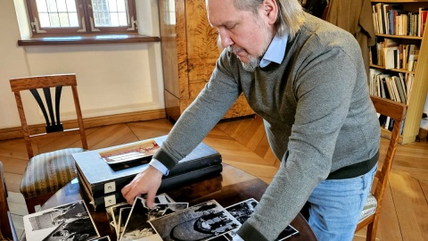 Michał Kłosiński, kustosz „Domu Kopetnika” w Toruniu. Fot. Adriana Andrzejewska-Kuras/PR PiK