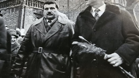 Astronauci David Scott i Alfred Worden z wizytą w Toruniu, rok 1972. Fot. ze zbiorów „Domu Koprnika” w Toruniu/Adriana Andrzejewska-Kuras/PR PiK