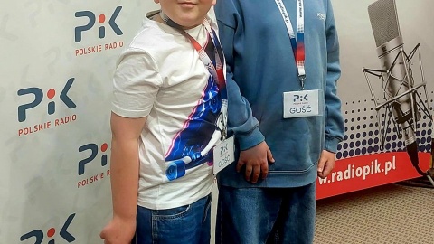 Jan Sadłowski i Szymon Mucha w studiu Polskiego Radia PiK. Fot. Dorota Witt/PR PiK