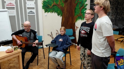 W trakcie spotkania w toruńskim „Młodym Lesie”. Fot. Michał Zaręba/PR PiK