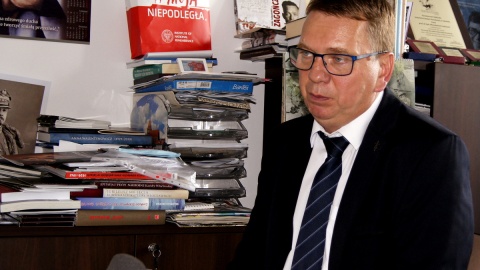 Prof. MirosłaW Golon z Instytutu Pamięci Narodowej w Gdańsku. Fot. Henryk Żyłkowski