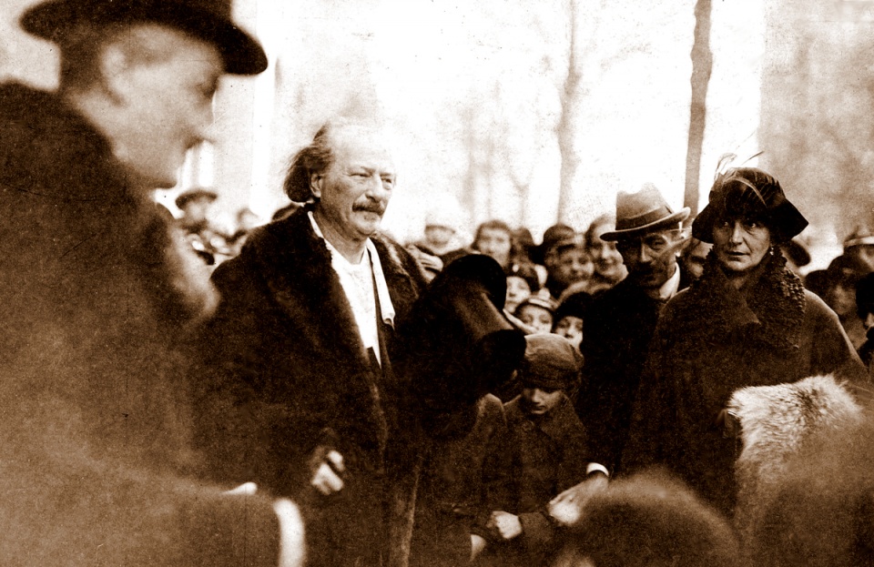 Ignacy Paderewski w Poznaniu, 27 grudnia 1918 r. Fot. pl.wikipedia.org