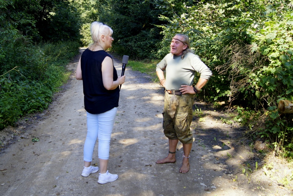 „Jestem szamanem” - powiedział bosy i półnagi, spotkany w lesie mężczyzna. Fot. Henryk Żyłkowski/archiwum PR PiK