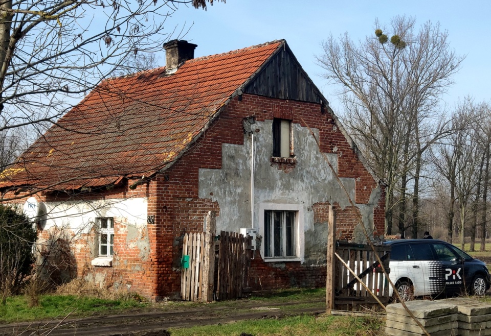 Z mikrofonem odwiedziliśmy pięciorodzinną rodzinę z Gąsek. Fot. Maciej Miś