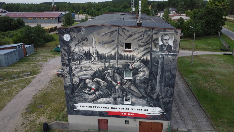 Mural w Wierzchucinie. Fot: tokis.pl