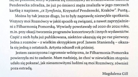 Z książki Magdaleny Gill pt. „Między dźwiękami”. Fot. M.Kledzik