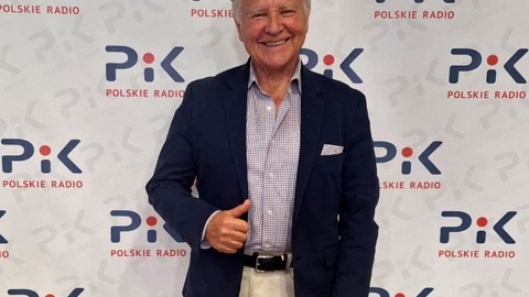 Jan Lewan w studiu Polskiego Radia PiK. Fot. Bogumiła Wresiło/PR PiK