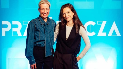 Natalia Koniarz i Bogumiła Wresiło na Festiwalu Filmowym „Przeźrocza” 2025 w Bydgoszczy. Fot. Dariusz Gackowski