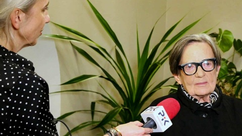 Bogumiła Wresiło i Agnieszka Holland w trakcie „Old Film Festival” w Bydgoszczy. Fot. Piotr Walczak/PR PiK