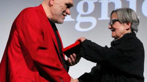 Z uroczystości wręczenia Agnieszcze Holland „Złotego Kadru” podczas „Old Film Festival” w Bydgoszczy. Fot. Piotr Walczak/arch. PR PiK