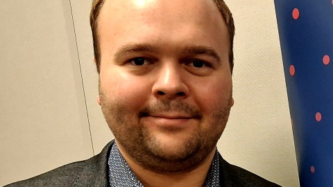 Marek Teler, autor książki poświęconej Helenie Grossównie. Fot. Iwona Muszytowska-Rzeszotek/PR PiK