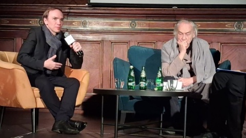 Od lewej: Jan Komasa i Jerzy Skolimowski/fot. Iwona Muszytowska-Rzeszotek/Archiwum