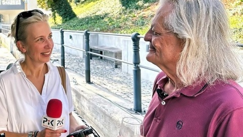 Józef Żuk Piwkowski w rozmowie z Bogumiłą Wresiło. Fot. Piotr Walczak/arch. PR PiK