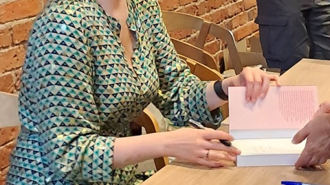 Na zdjęciu dr hab. Agnieszka Dauksza. Fot. Bogumiła Wresiło/PR PiK