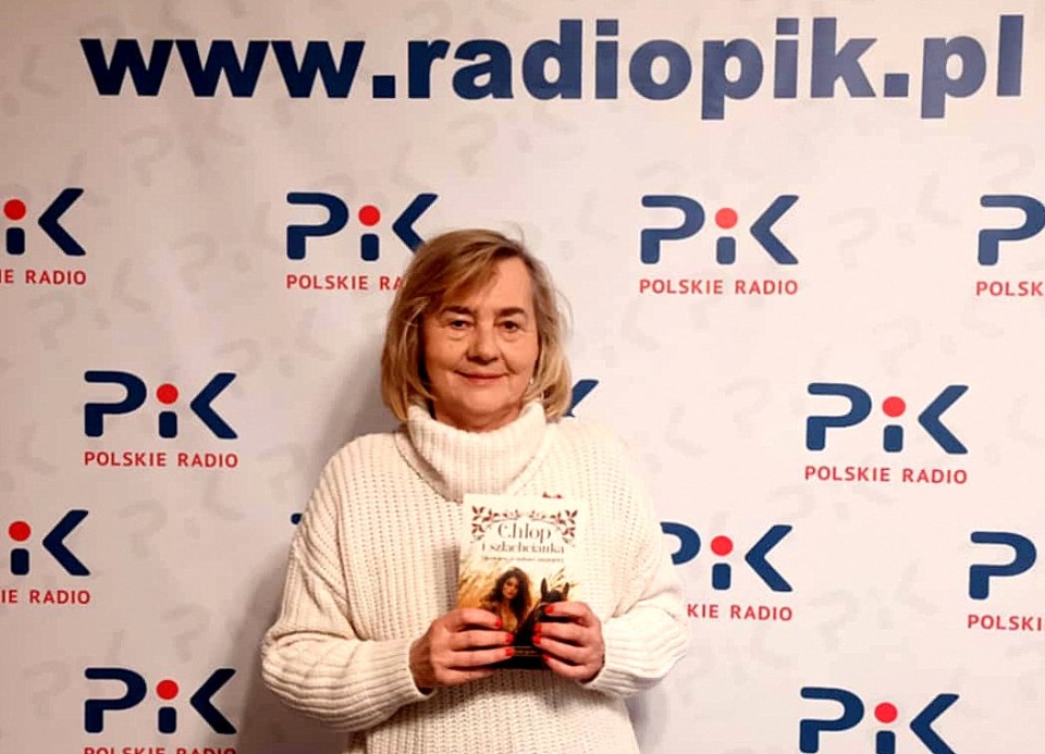 Gość magazynu „Dwie Strony Sztuki”, pani Wiesława Bancarzewska. Fot. Marcin Glapiak/PR PiK