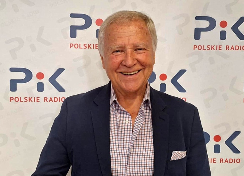 Jan Lewan w studiu Polskiego Radia PiK. Fot. Bogumiła Wresiło/PR PiK