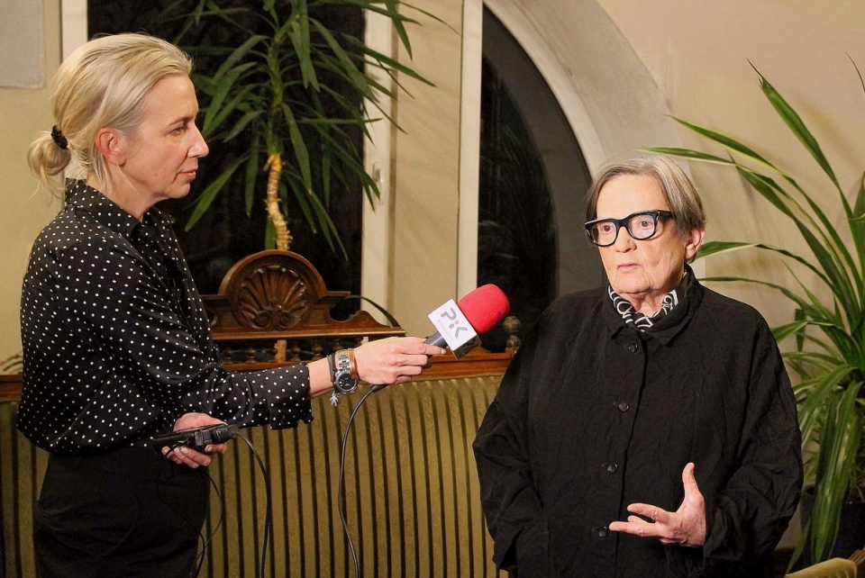 Bogumiła Wresiło i Agnieszka Holland w trakcie „Old Film Festival” w Bydgoszczy. Fot. Piotr Walczak/PR PiK