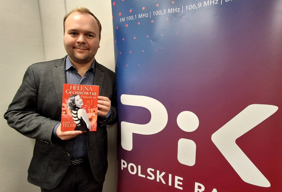 Marek Teler prezentuj swoją książkę. Fot. Iwona Muszytowska-Rzeszotek/PR PiK