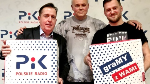Jarosław Kuropatwiński i Tymon Czerwiński ze składu THE ECHOES PROJECT, z wizytą w Polskim Radiu PiK. Fot. Artur Nowak/PR PiK