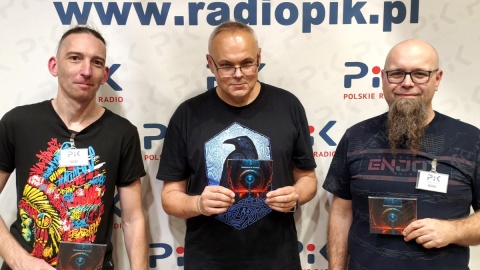 Marcin Szlachta i Tomasz Pyz w studiu Polskiego Radia PiK. Fot. Artur Nowak/PR PiK