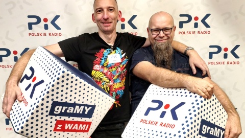 Marcin Szlachta i Tomasz Pyz w studiu Polskiego Radia PiK. Fot. Artur Nowak/PR PiK