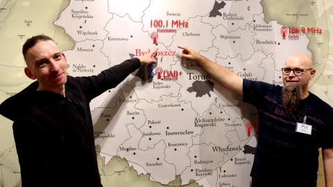 Marcin Szlachta i Tomasz Pyz w studiu Polskiego Radia PiK. Fot. Artur Nowak/PR PiK