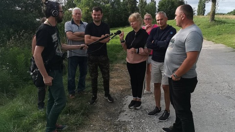 Mieszkańcy Nowej Wsi pod Toruniem sprzeciwiają się budowie mostu przez Drwęcę. Fot. Michał Zaręba