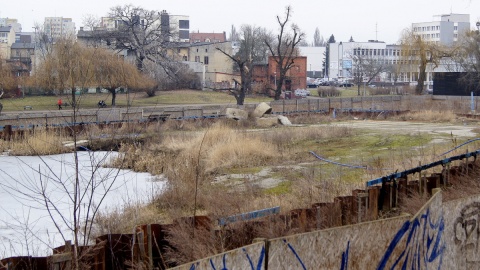 Miał być wielki, błyszczący i piękny wieżowiec - po planach pozostała wielka dziura w ziemi. Fot. Henryk Żyłkowski