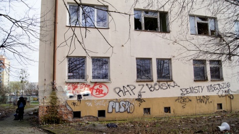 Kiedyś bursa, dziś ruina! Fot. Henryk Żyłkowski