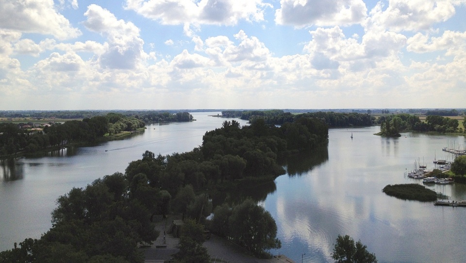 Gopło. Widok z Mysiej Wieży. Fot. arch. PR PiK