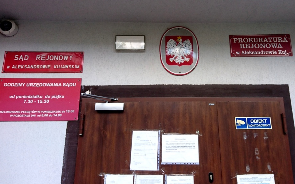 Prokuratura Rejonowa w Aleksandrowie Kujawskim. Fot. Michał Zaręba