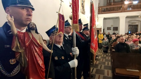 Przed Mszą Świętą Rezurekcyjną w kościele pw. Wniebowzięcia Najświętszej Maryi Panny w Radziejowie. Fot. Dawid Cysewski/PR PiK