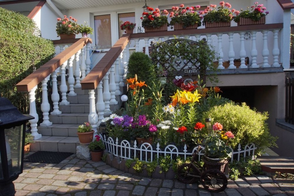 Przydomowy ogródek Pani Teresy z Barcina