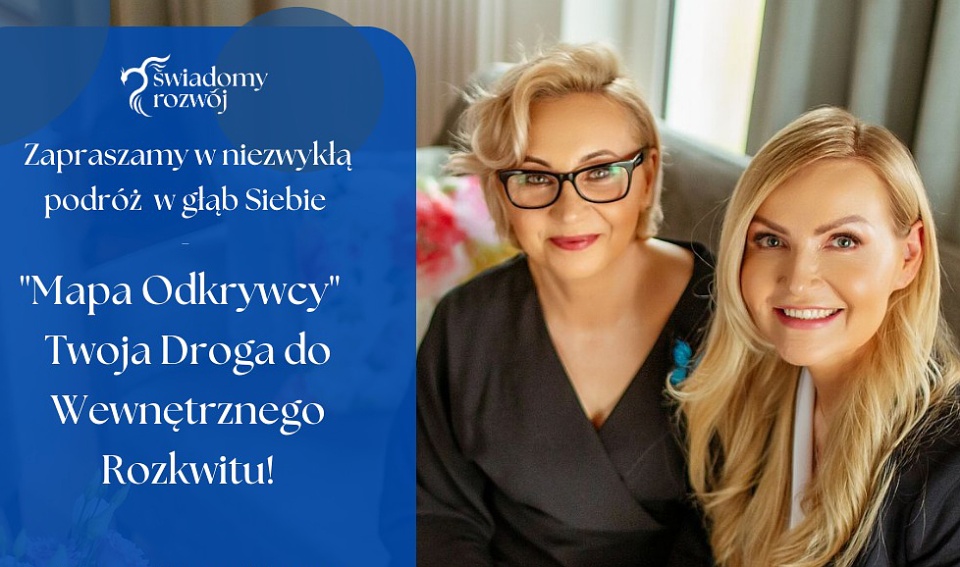 Barbara Kminikowska i Mirosława Kaletka. Fot. facebook.com/swiadomyrozwój