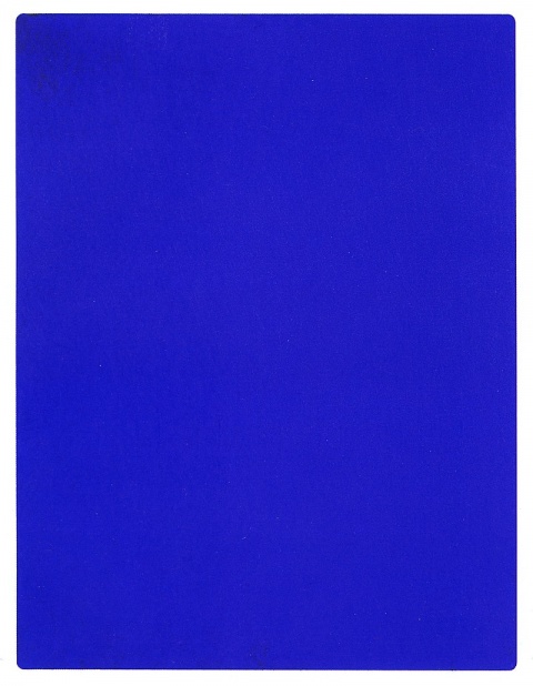 30 sierpnia 2021 - Yves Klein i jego niebieska twórczość.