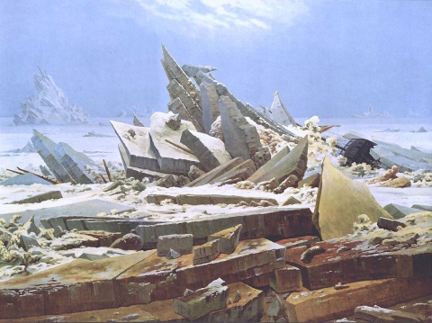 6 grudnia 2021 - Caspar David Friedrich Morze lodu (1823-24)