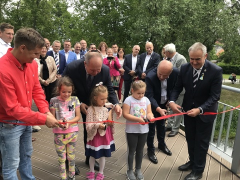 Słoń sPiKer był na otwarciu parków w Brodnicy [9 lipca 2022]