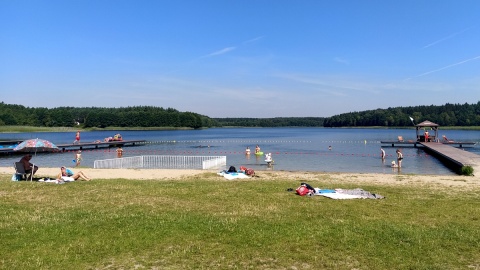 Plaża marzeń? Znajdź ją nad jeziorem Deczno niedaleko Świecia. Fot. Marcin Doliński