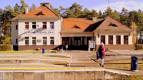 Jaką tajemnicę kryje grób nieopodal stacji w Lipowej Tucholskiej. Fot. Henryk Żyłkowski