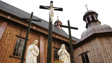 Drewniany kościół pw. św. Mikołaja. Fot. Marek Weckwerth