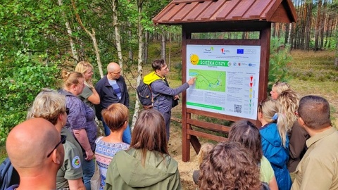 Szlaki parku są oddalone od ciągów komunikacyjnych, tak zatem Wdecki Park Krajobrazowy pełen jest parkiem „miejsc ciszy”. Fot. kujawsko-pomorskie.pl