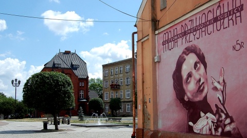 Mural na ścianie Muzeum Ziemi Pałuckiej w Żninie. Fot. facebook.com/MuzeumZiemiPaluckiejZnin