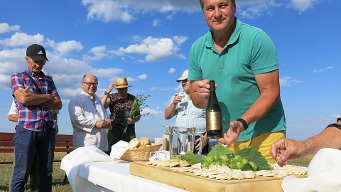 Mennonicka Pętla Smaku - Winnica przy Talerzyku. Fot. nadesłane/prywatne zbiory Piotra Lenarta