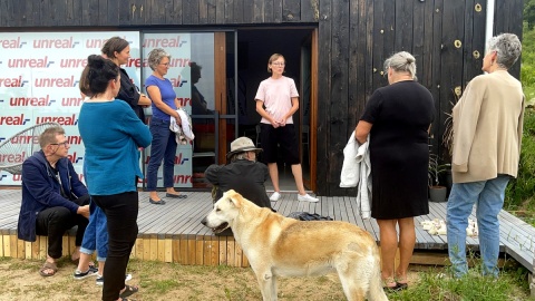 Zajęcia w domku rezydencyjnym w Kozielcu. Fot. nadesłane