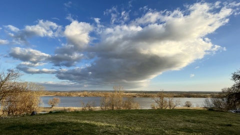 Widok na Park Krajobrazowy Doliny Dolnej Wisły. Fot. nadesłane
