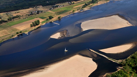 Wisła w okolicy Osieka. Fot. Marcin Karasiński