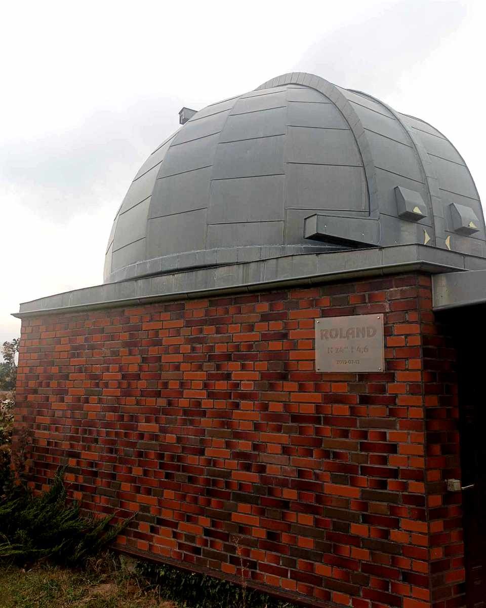 „Roland” z obserwatorium astronomicznego w Niedźwiadach to największy amatorski teleskop w Polsce. Fot. Marcin Glapiak