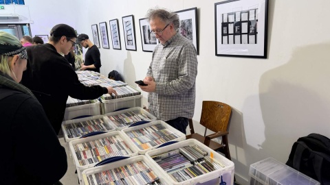 Targi Małych Wydawców i giełda płyt winylowych w Velvet ArtCafe w Bydgoszczy/fot. Tomasz Kaźmierski