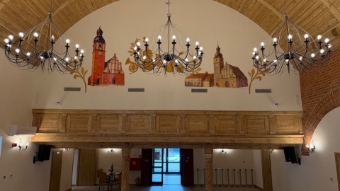 Wizyta w Gminnym Ośrodku Kultury w Osielsku/fot. Tomasz Kaźmierski